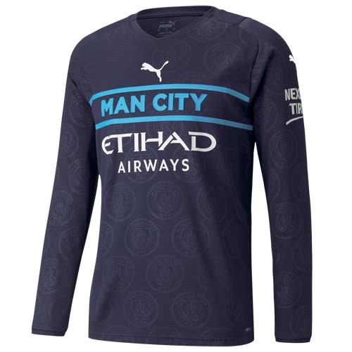 Tailandia Camiseta Manchester City 3ª ML 2021 2022